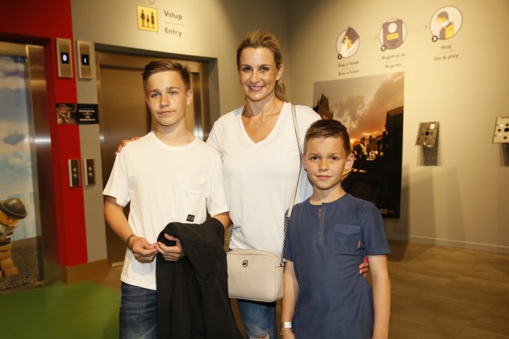 Monika Marešová se syny Jakubem a Matějem