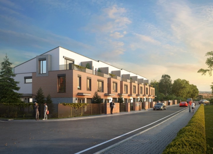 Řadové domky v Praze 5