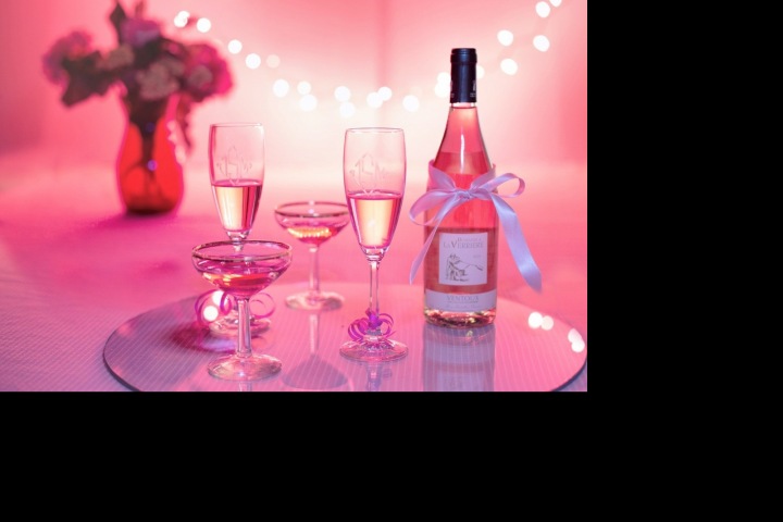 Růžové víno
