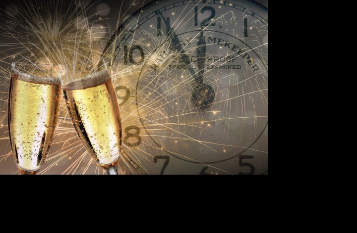 Skleničky a ohňostroj