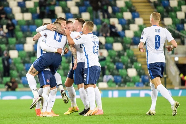 Radost slovenských fotbalistů