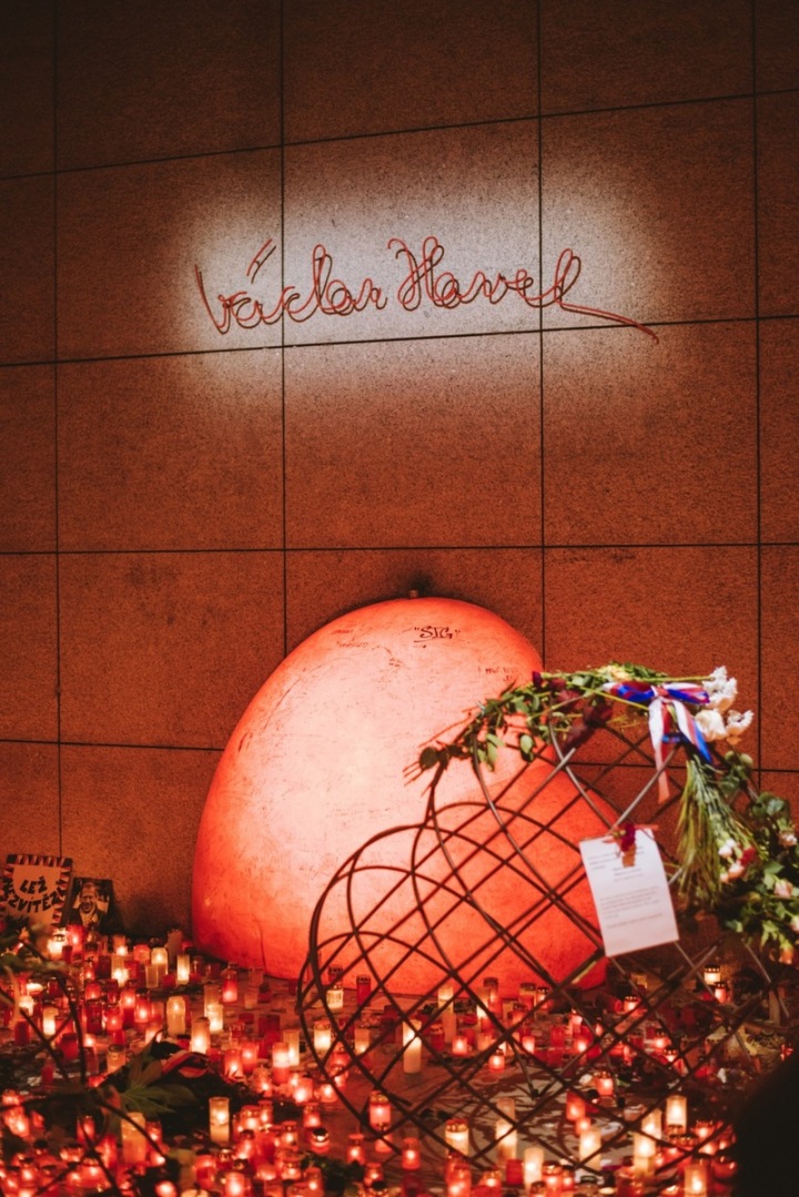 Srdce Václava Havla.