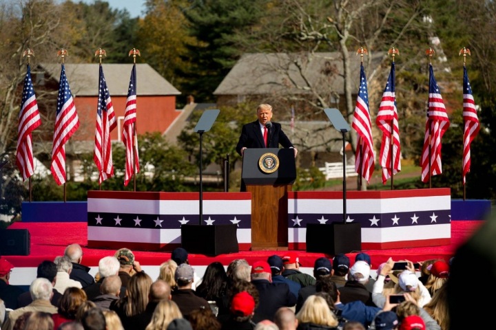 Trump před svými fanoušky