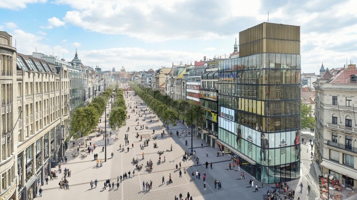 Budoucí podoba Václavského náměstí. 