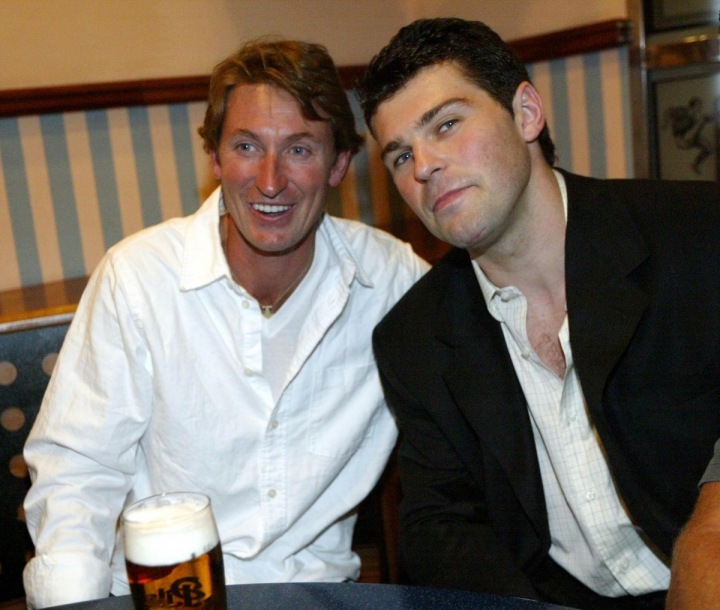 Wayne Gretzky a Jaromír Jágr.