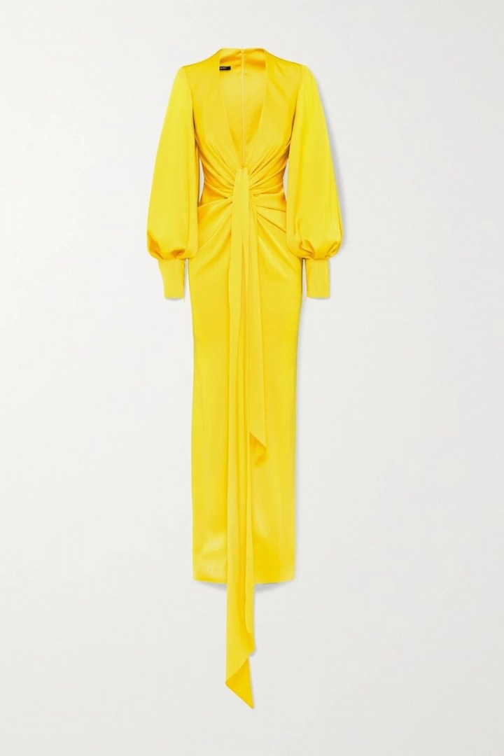 Zářivě žluté šaty Alex Perry