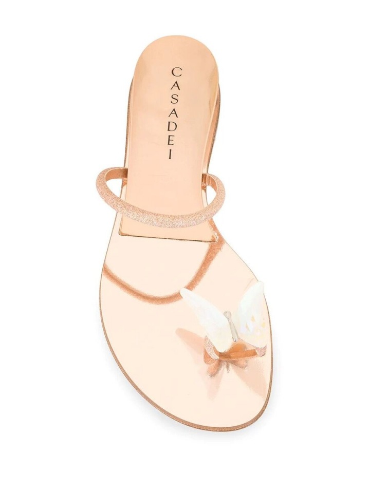Zlaté sandálky Casadei