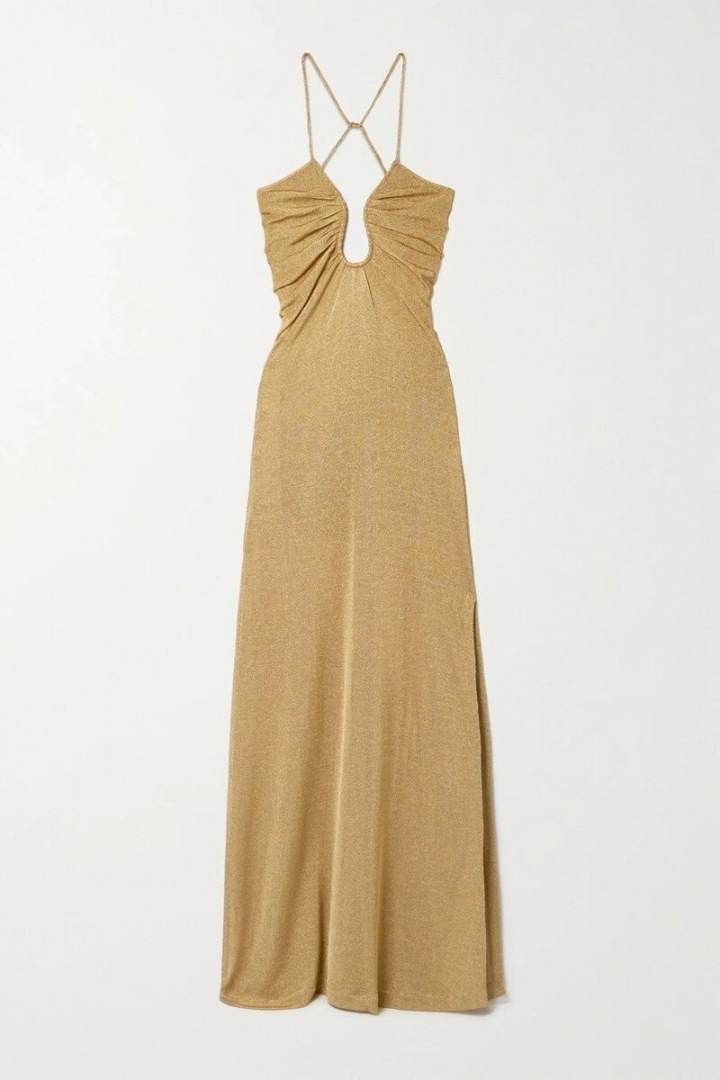 Zlaté šaty Fendi