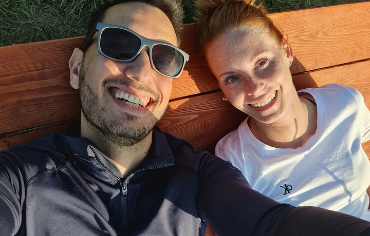 Michal Schöpke a Klára Prošková tvoří šťastný manželský pár.