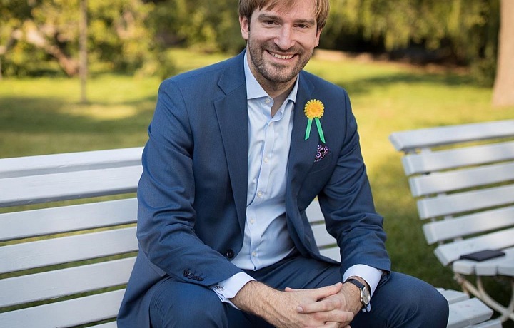 Adam Vojtěch na lavičce