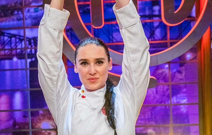 Besky jako vítězka MasterChefa. 