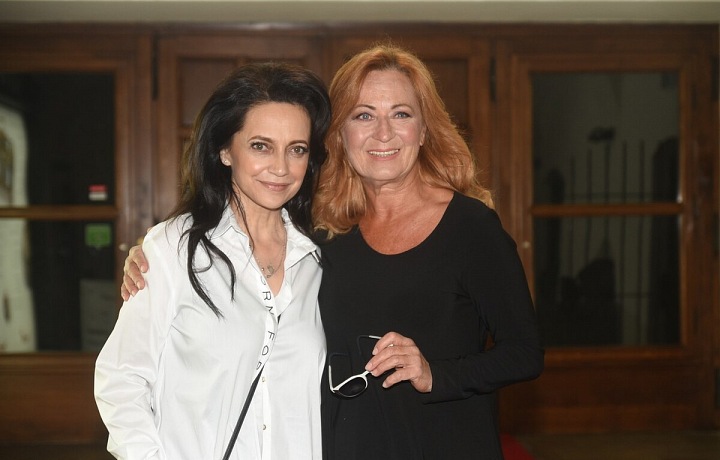 Lucie Bílá se Simonou Stašovou.