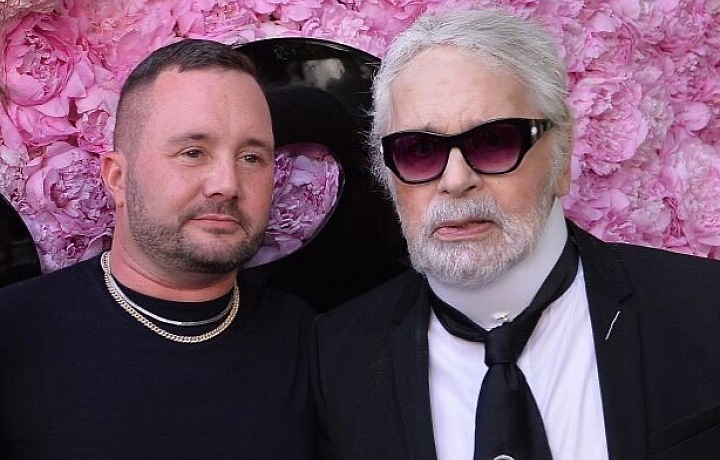 Nový umělecký ředitel Fendi Kim Jones s Karlem Lagerfeldem