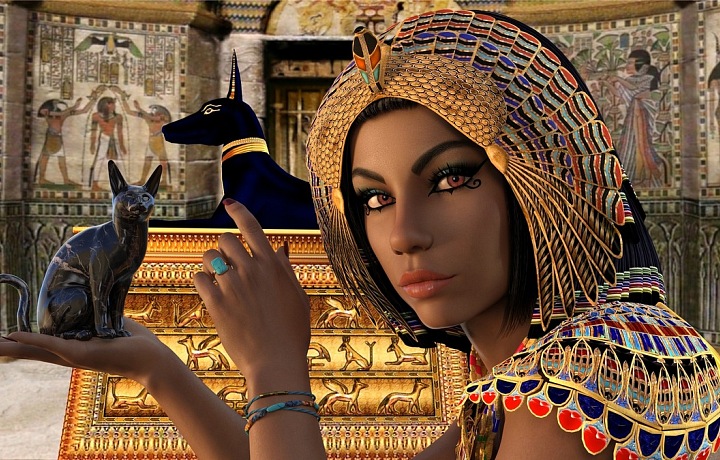 Egyptská kultura je dodnes inspirací pro celý svět. 