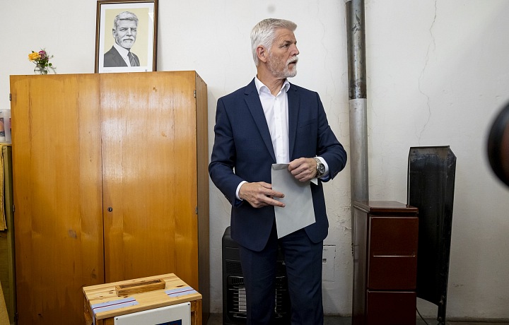 Petr Pavel počas minuloročných volieb do Európskeho parlamentu