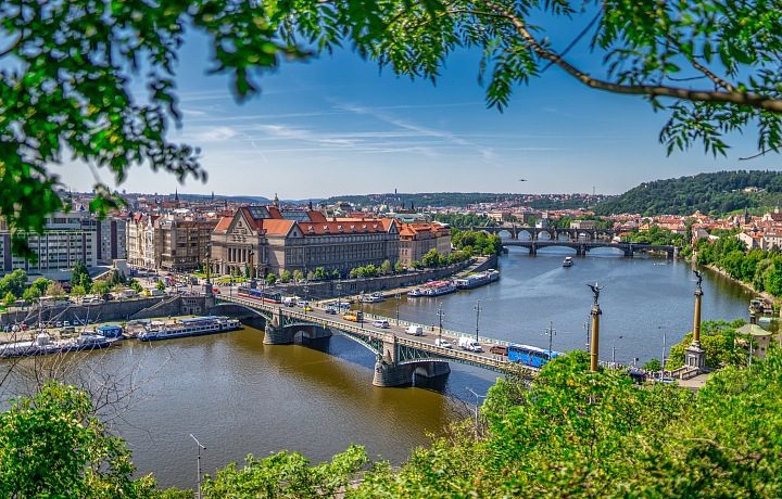 Praha výhľad na Fairmont