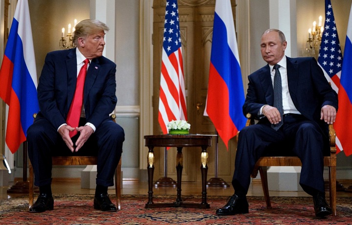 Donald Trump a Vladimír Putin