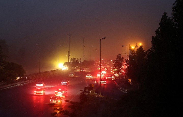 Teherán počas nočného úteku