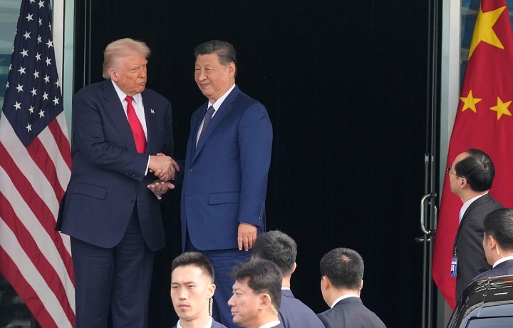 Donald Trump na návšteve Číny
