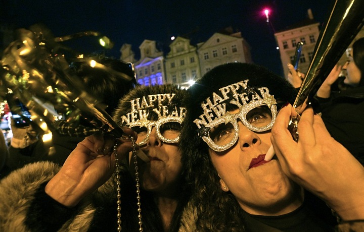 Oslavy na pražském Staroměstském náměstí