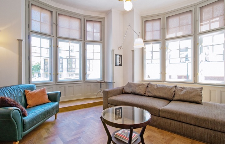 Obývací pokoj s výhledem