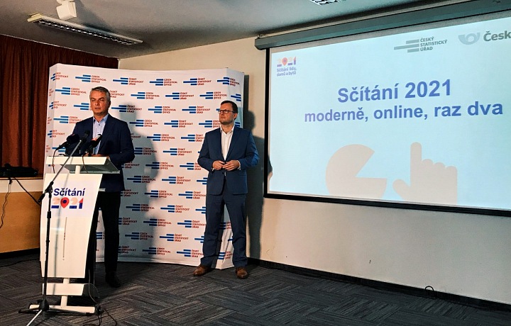 Tisková konference ke sčítání lidu v roce 2021