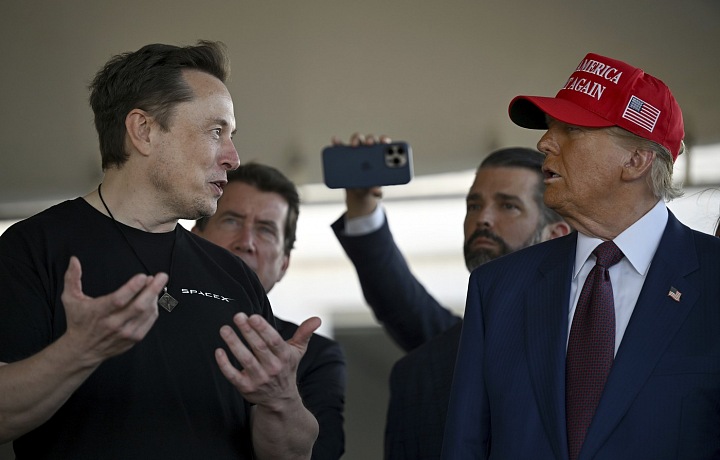 Elon Musk a Donald Trump