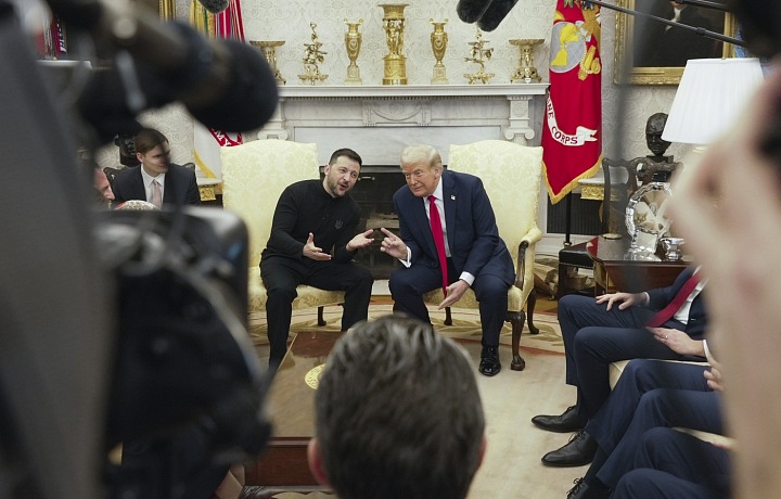 Volodymyr Zelenskyj a Donald Trump
