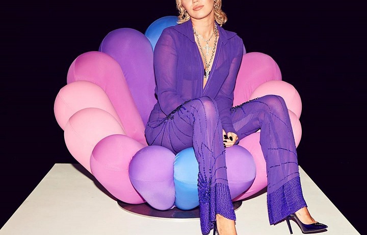 Zpěvačka Miley Cyrus. 